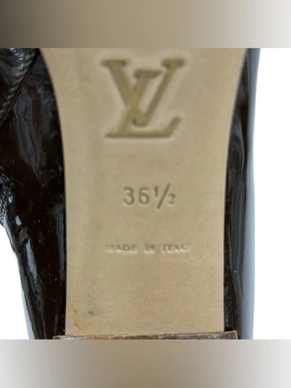 Louis Vuitton Y2K 2004 Vintage Gina Amaryllis Patent Leather Boots 6.5 - Picture 7 of 9